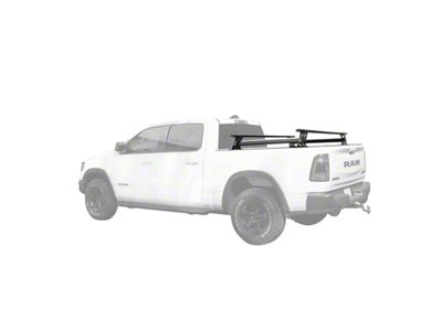 Go Rhino XRS Cross Bars for Tonneau Covers; Textured Black (05-24 Frontier)