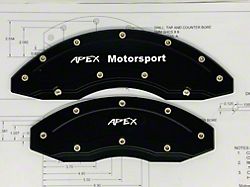 Gen III Brake Caliper Overlays; Black; Front and Rear (15-25 Colorado w/ 18+ Inch Wheels)