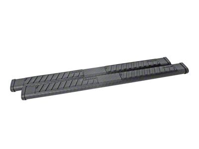 6-Inch BlackTread Side Step Bars without Mounting Brackets; Textured Black (17-24 Titan King Cab)