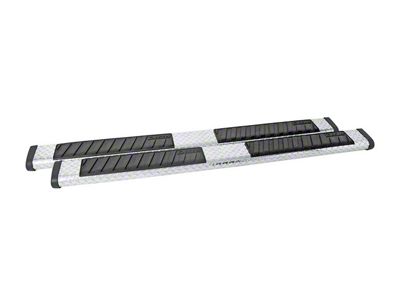 6-Inch Brite-Tread Side Step Bars without Mounting Brackets; Silver (16-24 Titan XD King Cab)