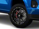 Mammoth Revolver Gloss Black Machined 6-Lug Wheel; 20x9; -6mm Offset (23-26 Colorado)