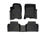 SmartLiner Smart Coverage Custom Fit Front and Rear Floor Liners; Black (23-26 Colorado w/o Vinyl Flooring)