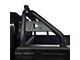 Classic Roll Bar with 7-Inch Red Round LED Lights; Black (15-23 Tacoma)