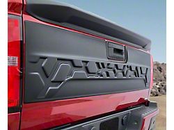Air Design Tailgate Applique; Satin Black (15-22 Colorado)