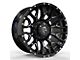 Revenge Off-Road Wheels RV-201 Black and Milled 5-Lug Wheel; 20x10; -19mm Offset (07-13 Tundra)