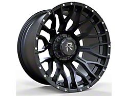 Revenge Off-Road Wheels RV-201 Satin Black with Dots 5-Lug Wheel; 22x12; -44mm Offset (14-21 Tundra)