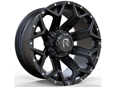 Revenge Off-Road Wheels RV-202 Satin Black with Dots 5-Lug Wheel; 20x10; -19mm Offset (07-13 Tundra)