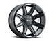 G-FX TR23 Matte Black 5-Lug Wheel; 18x9; 18mm Offset (14-21 Tundra)