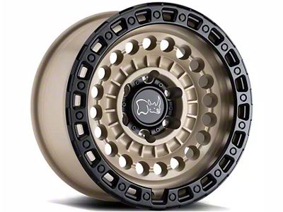 Black Rhino Sentinel Desert Sand with Black Ring 6-Lug Wheel; 17x8.5; 0mm Offset (22-24 Frontier)