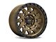 ATW Off-Road Wheels Congo Satin Sand Bronze with Black Lip 5-Lug Wheel; 17x9; -12mm Offset (05-15 Tacoma)
