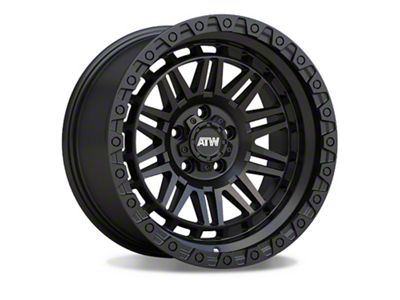 ATW Off-Road Wheels Yukon All Satin Black Wheel; 20x9 (87-95 Jeep Wrangler YJ)