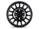 Black Rhino Sandstorm Semi Gloss Black with Machined Dark Tint Ring Wheel; 15x7 (93-98 Jeep Grand Cherokee ZJ)
