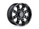 Level 8 Wheels Slingshot Matte Black Wheel; 16x8.5 (84-01 Jeep Cherokee XJ)