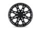 Level 8 Wheels Slingshot Matte Black Wheel; 16x8.5 (84-01 Jeep Cherokee XJ)