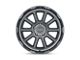 Black Rhino Chase Brushed Gunmetal Wheel; 17x8 (97-06 Jeep Wrangler TJ)