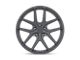 TSW Geneva Matte Gunmetal Wheel; 17x8 (97-06 Jeep Wrangler TJ)