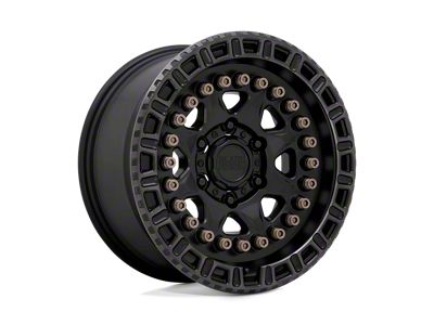 Black Rhino Carbine Matte Black with Machined Tinted Ring and Bronze Bolts 6-Lug Wheel; 17x8.5; 0mm Offset (05-21 Frontier)