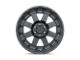 Black Rhino Cleghorn Matte Black 6-Lug Wheel; 17x8.5; 18mm Offset (22-24 Frontier)