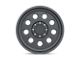 Level 8 Wheels Hauler Matte Black Wheel; 17x8.5 (97-06 Jeep Wrangler TJ)
