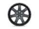 Level 8 Wheels Slam Matte Black 6-Lug Wheel; 17x8.5; 12mm Offset (05-21 Frontier)