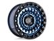 Black Rhino Sentinel Cobalt Blue with Black Ring 6-Lug Wheel; 17x8.5; 0mm Offset (05-21 Frontier)
