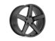 TSW Ascent Matte Gunmetal with Gloss Black Face Wheel; 19x8.5 (97-06 Jeep Wrangler TJ)