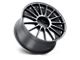 TSW Paddock Semi Gloss Black with Machined Tinted Ring Wheel; 19x8.5 (87-95 Jeep Wrangler YJ)