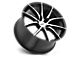 TSW Sprint Gloss Black with Mirror Cut Face Wheel; 19x8.5 (97-06 Jeep Wrangler TJ)