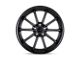 TSW Sweep Matte Black with Gloss Black Lip Wheel; 19x8.5 (97-06 Jeep Wrangler TJ)