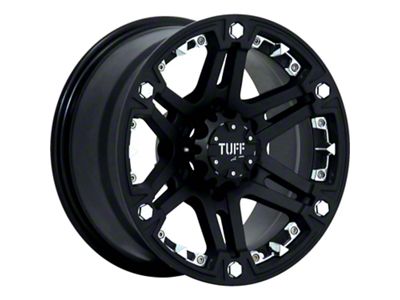 Tuff A.T. T01 Silver with Brushed Silver Face Wheel; 22x9.5 (87-95 Jeep Wrangler YJ)