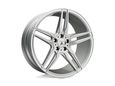 Asanti Orion Brushed Silver with Carbon Fiber Insert Wheel; 19x8.5 (87-95 Jeep Wrangler YJ)
