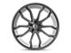 Asanti Athena Matte Graphite Wheel; 20x10 (97-06 Jeep Wrangler TJ)