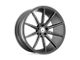 Asanti Aries Matte Graphite Wheel; 22x10.5 (97-06 Jeep Wrangler TJ)