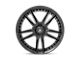 Asanti Reign Satin Black Wheel; 20x10.5 (87-95 Jeep Wrangler YJ)