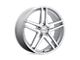American Racing AR907 Bright Silver Machined Wheel; 16x7 (97-06 Jeep Wrangler TJ)