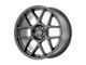 American Racing Apex Satin Black Wheel; 20x8.5 (97-06 Jeep Wrangler TJ)