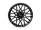 American Racing Barrage Satin Black Wheel; 20x9 (97-06 Jeep Wrangler TJ)