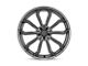 American Racing Splitter Graphite Wheel; 20x10.5 (84-01 Jeep Cherokee XJ)