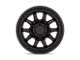 Black Rhino Calico Matte Black Wheel; 17x8.5 (97-06 Jeep Wrangler TJ)