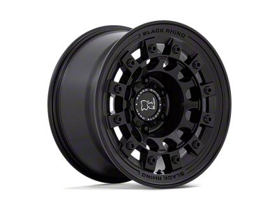 Black Rhino Fuji Matte Black Wheel; 17x8 (97-06 Jeep Wrangler TJ)