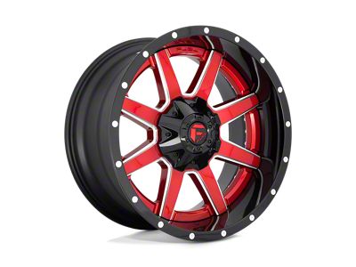 Fuel Wheels Maverick Gloss Red Wheel; 20x10 (20-24 Jeep Gladiator JT)