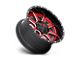 Fuel Wheels Maverick Gloss Red Wheel; 22x12 (07-18 Jeep Wrangler JK)