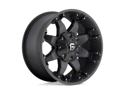 Fuel Wheels Octane Matte Black Wheel; 17x8.5 (07-18 Jeep Wrangler JK)