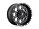 Fuel Wheels Revolver Matte Black Milled Wheel; 17x9 (07-18 Jeep Wrangler JK)