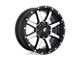 Fuel Wheels Maverick Matte Black Machined Wheel; 20x10 (07-18 Jeep Wrangler JK)