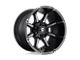 Fuel Wheels Coupler Matte Black Double Dark Tint Wheel; 18x9 (76-86 Jeep CJ7)