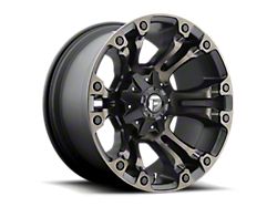 Fuel Wheels Vapor Matte Black Double Dark Tint Wheel; 17x10 (07-18 Jeep Wrangler JK)