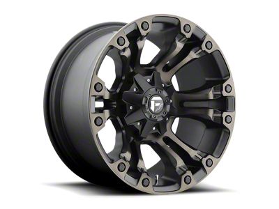 Fuel Wheels Vapor Matte Black Double Dark Tint Wheel; 17x9 (93-98 Jeep Grand Cherokee ZJ)
