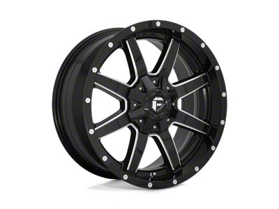 Fuel Wheels Maverick Gloss Black Milled Wheel; 20x10 (07-18 Jeep Wrangler JK)
