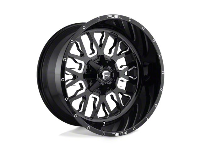 Fuel Wheels Stroke Gloss Black Milled Wheel; 18x9 (07-18 Jeep Wrangler JK)